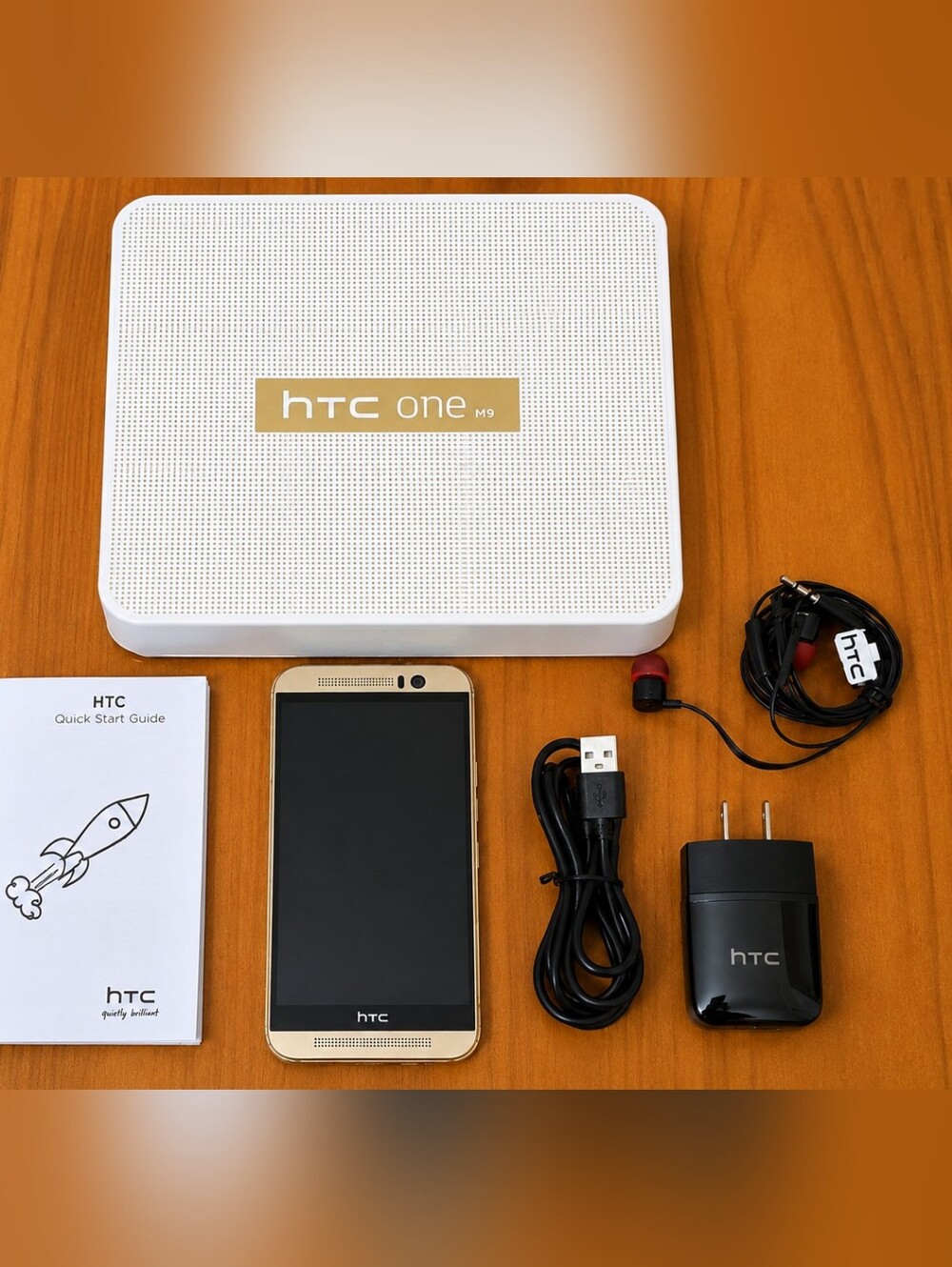 HTC M9w Android Smartphone 32GB 3GB RAM 5" Full HD Unlocked Silver Gold